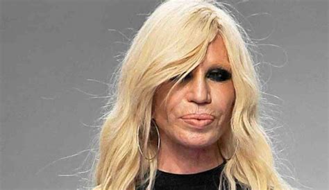 donatella versace senza trucco